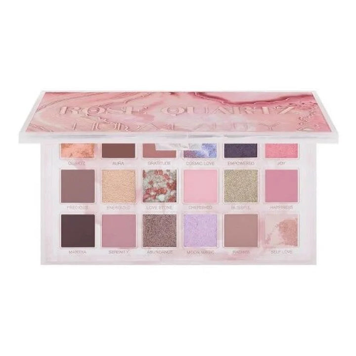 Huda Beauty Rose Quartz Eyeshadow Palette - 17.35g | هدى بيوتي باليت اي شادو - 17.35 غرام