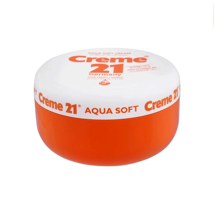 Creme21 Germany Aqua Soft Cream Normal Skin - 250ml| كريمي 21 جيرمني كريم مرطب للبشرة العادية -250 مل