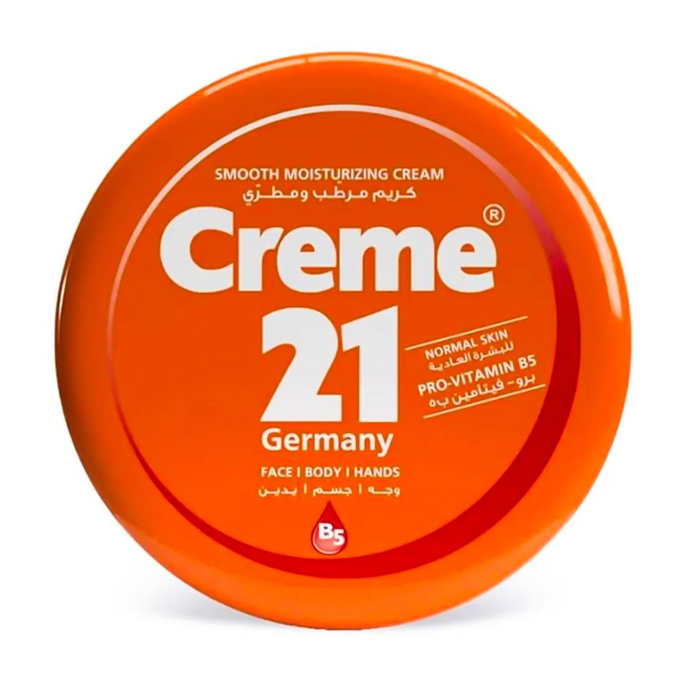 Creme21 Smooth Moisturizing Cream Normal Skin - 250ml | كريم 21 كريم مرطب للبشرة للبشرة العادية - 250 مل