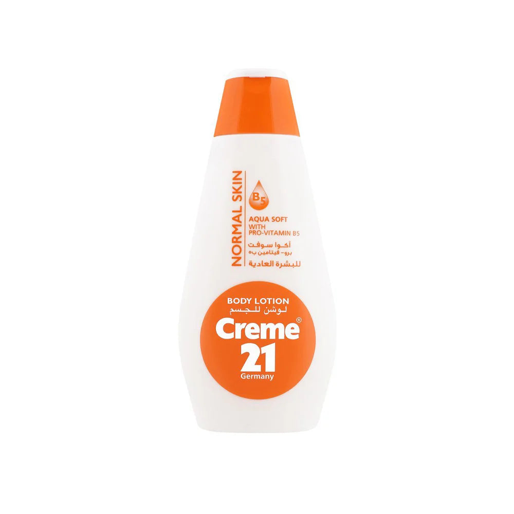 Creme21 Germany Aqua Soft Body Lotion Normal Skin - 400ml| كريمي 21 جيرمني لوةشن مرطب للجسم -400 مل