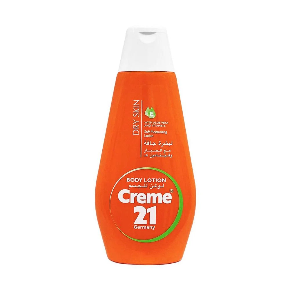 Creme 21 Soft Body Lotion With Aloe Vera- 400ml | كريم 21 لوشن للجسم بالألوفيرا - 400 مل