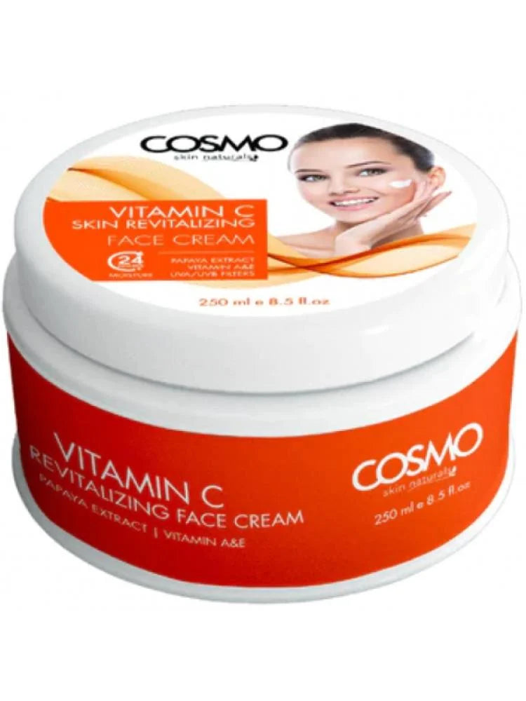 COSMO Vitamin C Skin Revitalizing Face Cream - 250ml | كوزمو كريم فيتامين سي - 250 مل