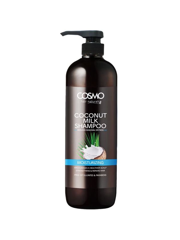 COSMO Coconut Milk Moisturizing Shampoo - 1000ml | كوزمو شامبو مرطب بجوز الهند - 1000 مل