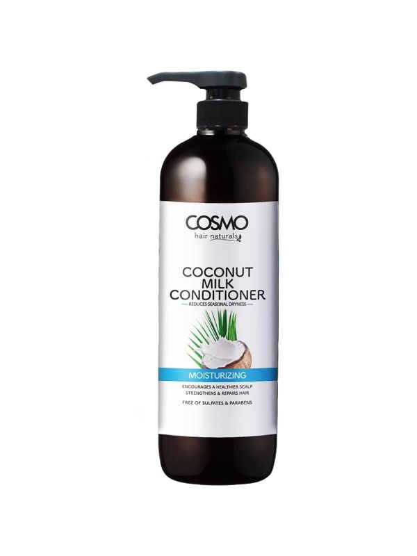 COSMO Coconut Milk Moisturizing Conditioner - 1000ml | كوزمو بلسم للشعر بحليب جوز الهند - 1000 مل