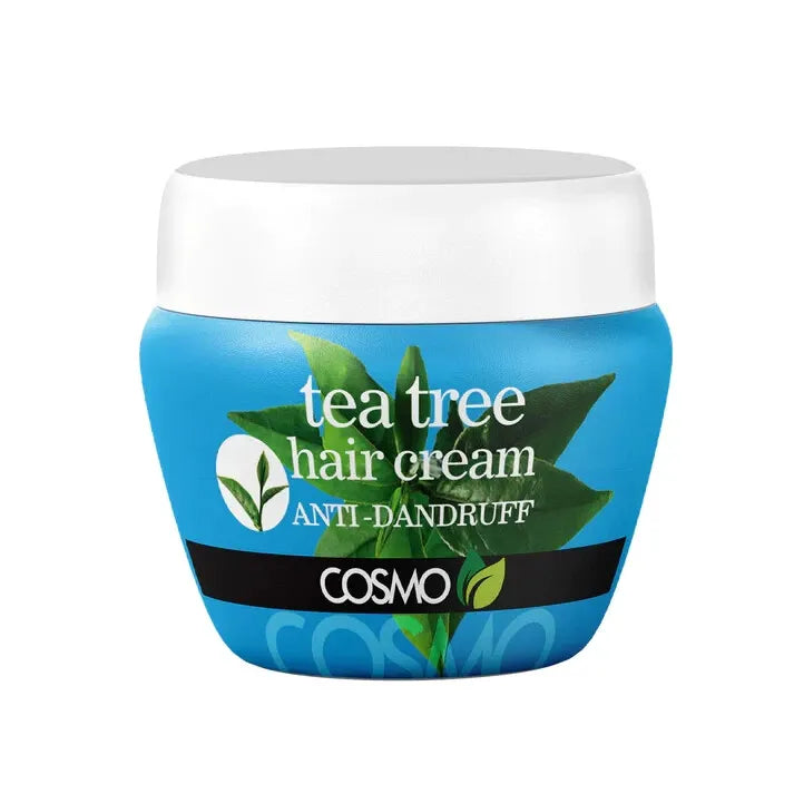 COSMO Tea Tree Anti  Dandruff Hair Cream - 250ml | كوزمو كريم للشعر ضد للقشرة بخلاصة زيت شجرة الشاي - 250 مل