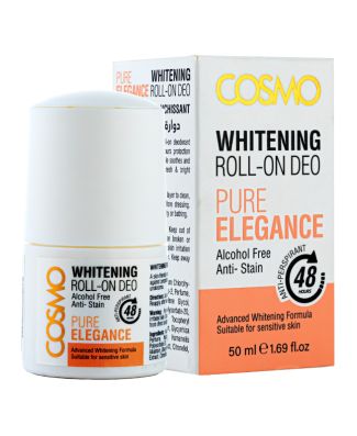 COSMO Pure Elegance Whitening Roll On Deo - 50ml | كوزمو مزيل تعرق رول اون - 50 مل