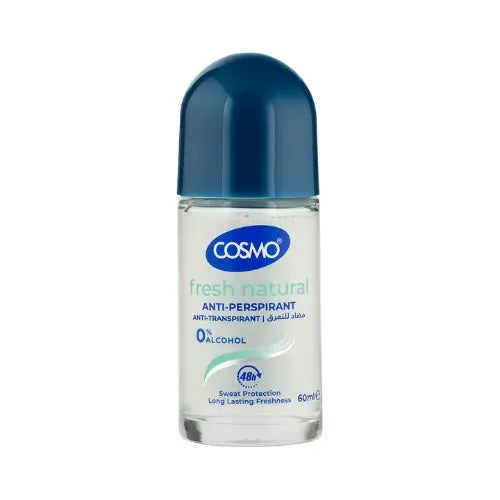 COSMO Quick Dry Anti-Perspirant Anti-Transpirant 48h - 60ml | كوزمو مزيل تعرق رول اون 48 ساعة سريع الجفاف - 60 مل