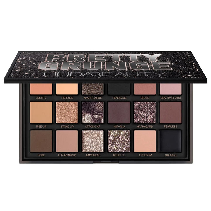 Huda Beauty Pretty Grunge Eyeshadow Palette - 16.8g | هدى بيوتي اي شادو باليت - 16.8 غرام