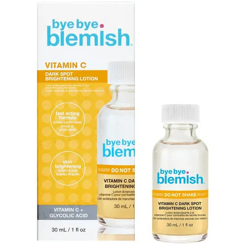 bye bye blemish Vitamin C Dark Spot Brightening Lotion - 30ml | باي باي بليمش محلول مفتح مضاد للتصبغات بالفيتامين سي - 30 مل