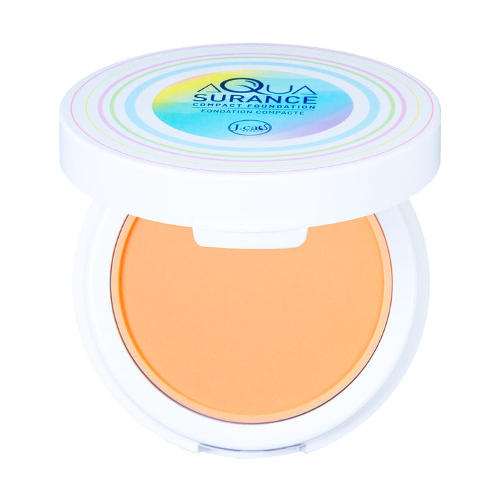 J. Cat Aquasurance Compact Foundation, Porcelain - 9g| جي كات  فاونديشن بودرة مضغوطة-9غرام