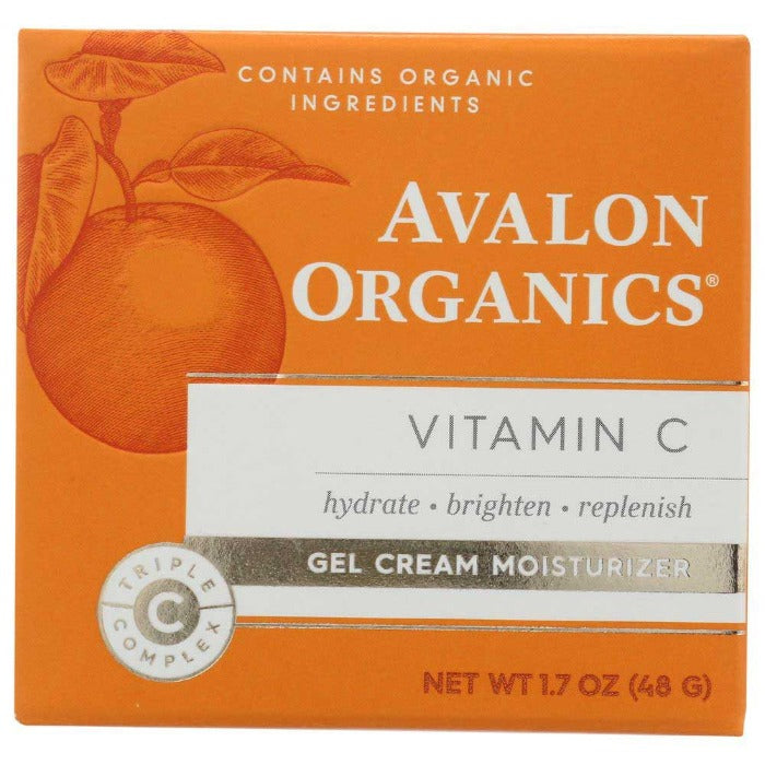 AVALON ORGANICS Vitamin C Gel Cream Moisturizer - 48g | افالون اورغانيكس كريم جل مرطب بفيتامين سي - 48 غرام