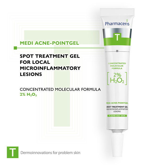 Pharmaceris T-Zone Oily & Acne Skin - 10ml | فارماسيرز جل موضعي لمعالجة حب الشباب - 10 مل