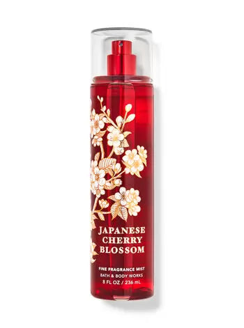 Bath & Body Works Japanese Cherry Blossom - 3pcs Full Size | باث اند بودي وركس مجموعة الكرز الياباني من 3 قطع بالحجم الكبير