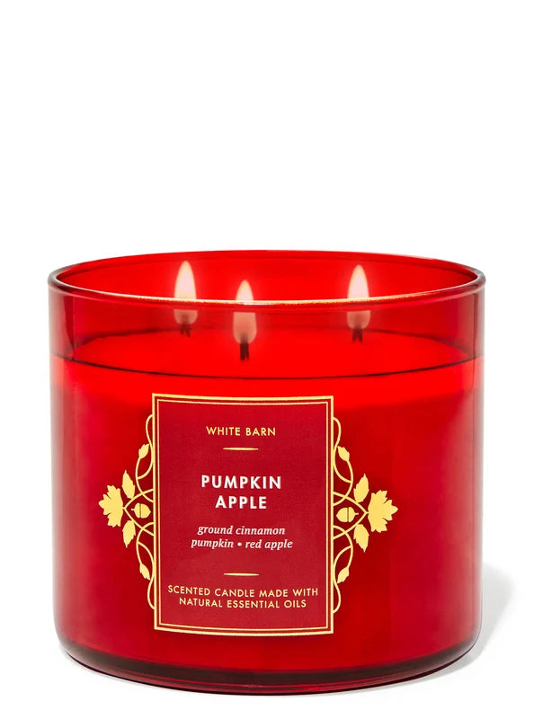 Bath & Body Works Scented Candle Made With Natural Essential Oils - 411g | باث اند بودي وركس شمعة معطرة مصنوعة من زيوت طبيعية - 411 غرام