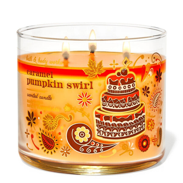 Bath & Body Works Scented Candle Made With Natural Essential Oils - 411g | باث اند بودي وركس شمعة معطرة مصنوعة من زيوت طبيعية - 411 غرام