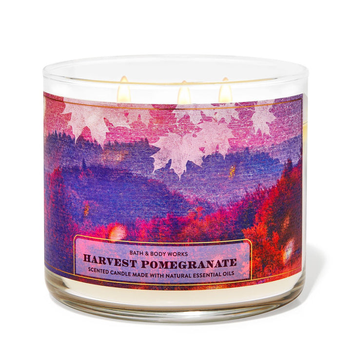 Bath & Body Works Scented Candle Made With Natural Essential Oils - 411g | باث اند بودي وركس شمعة معطرة مصنوعة من زيوت طبيعية - 411 غرام