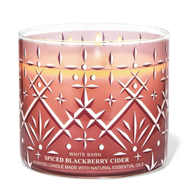 Bath & Body Works Scented Candle Made With Natural Essential Oils - 411g | باث اند بودي وركس شمعة معطرة مصنوعة من زيوت طبيعية - 411 غرام