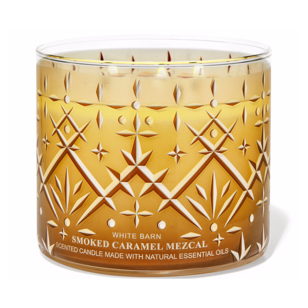 Bath & Body Works Scented Candle Made With Natural Essential Oils - 411g | باث اند بودي وركس شمعة معطرة مصنوعة من زيوت طبيعية - 411 غرام