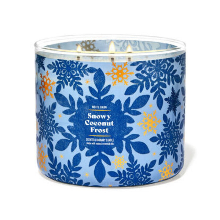 Bath & Body Works Scented Candle Made With Natural Essential Oils - 411g | باث اند بودي وركس شمعة معطرة مصنوعة من زيوت طبيعية - 411 غرام