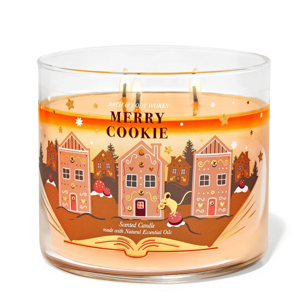 Bath & Body Works Scented Candle Made With Natural Essential Oils - 411g | باث اند بودي وركس شمعة معطرة مصنوعة من زيوت طبيعية - 411 غرام