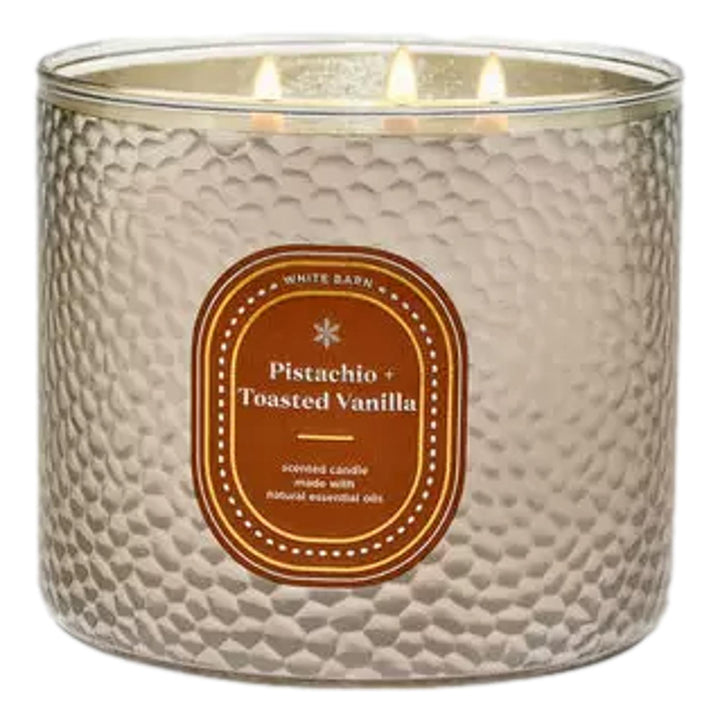 Bath & Body Works Scented Candle Made With Natural Essential Oils - 411g | باث اند بودي وركس شمعة معطرة مصنوعة من زيوت طبيعية - 411 غرام