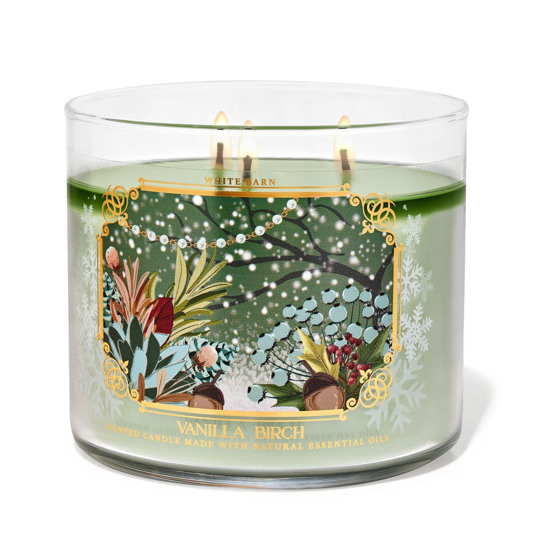 Bath & Body Works Scented Candle Made With Natural Essential Oils - 411g | باث اند بودي وركس شمعة معطرة مصنوعة من زيوت طبيعية - 411 غرام