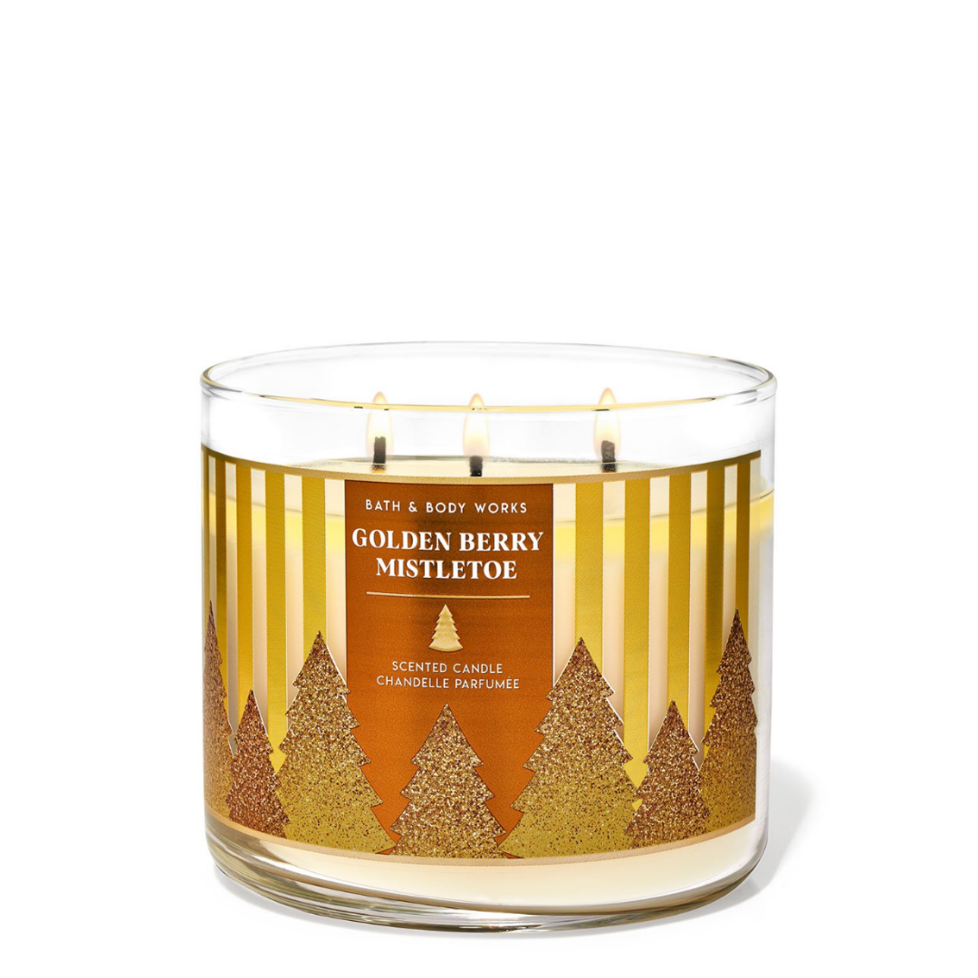 Bath & Body Works Scented Candle Made With Natural Essential Oils - 411g | باث اند بودي وركس شمعة معطرة مصنوعة من زيوت طبيعية - 411 غرام