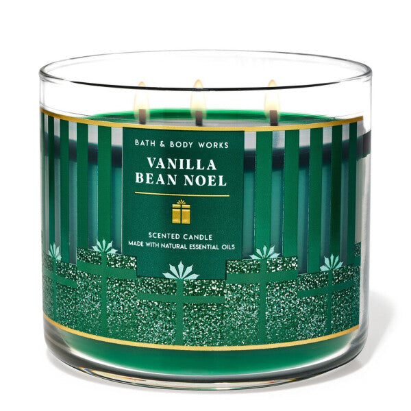 Bath & Body Works Scented Candle Made With Natural Essential Oils - 411g | باث اند بودي وركس شمعة معطرة مصنوعة من زيوت طبيعية - 411 غرام