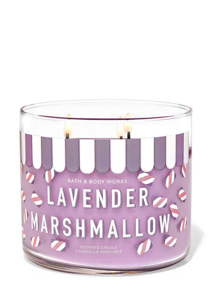 Bath & Body Works Scented Candle Made With Natural Essential Oils - 411g | باث اند بودي وركس شمعة معطرة مصنوعة من زيوت طبيعية - 411 غرام