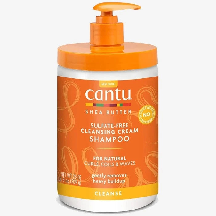 Cantu Shea Butter Sulfate- Free Cleansing Cream Shampoo - 709g | كانتو شامبو خالي من السلفات - 709 غرام