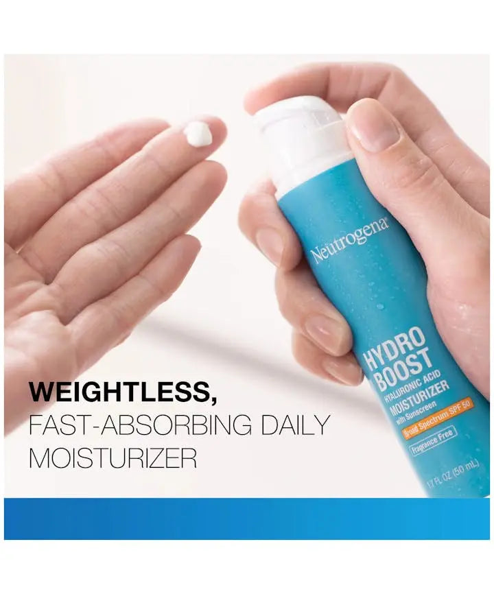 Neutrogena Hydro Boost Hydrating Fluid Spf +50 - 50ml| نيتروجينا واقي شمسي سائل بعامل حماية +50-50 مل