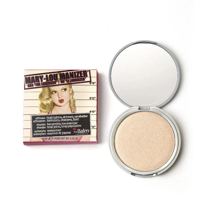 the Balm Mary-Lou Manizer highlighter - 9.06g | ذا بالم هايلايتر ماري لو - 9.06 غرام