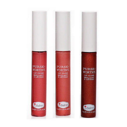 the Balm Purse-Worthy 3 Lip Glosses - 21ml | ذا بالم غلوس للشفاه 3 قطع - 21 مل