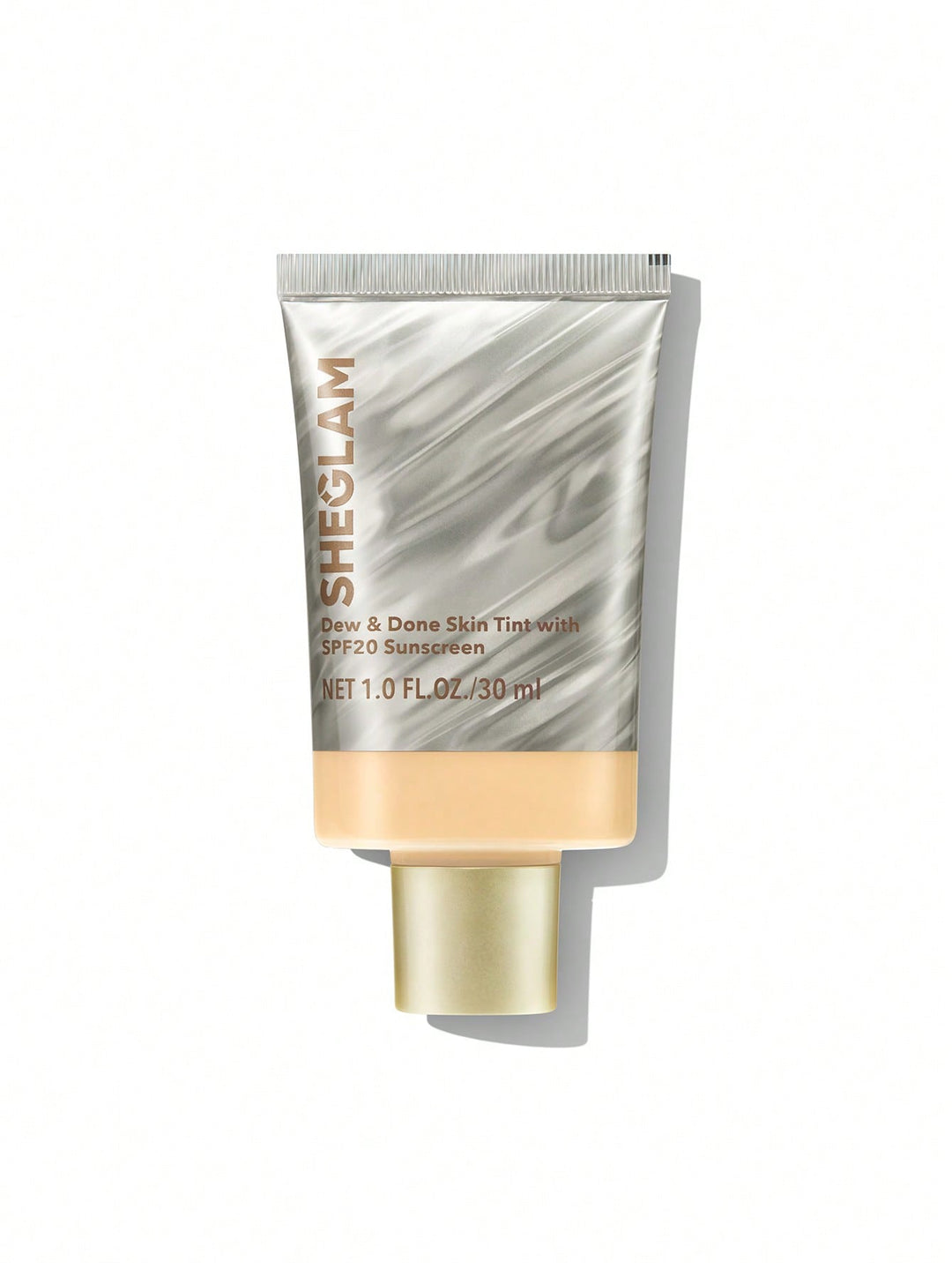 SHEGLAM Dew & Done Skin Tint with spf 20 sunscreen - 30ml | شيكلام كريم أساس مع عامل حماية spf20 - 30 مل