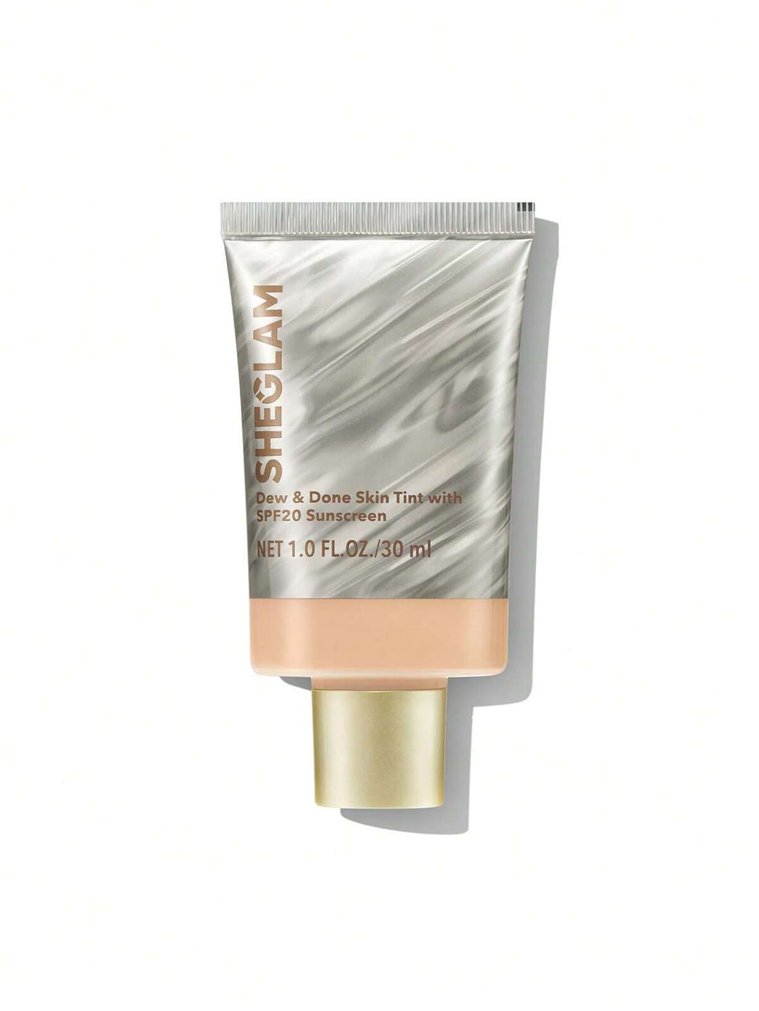 SHEGLAM Dew & Done Skin Tint with spf 20 sunscreen - 30ml | شيكلام كريم أساس مع عامل حماية spf20 - 30 مل