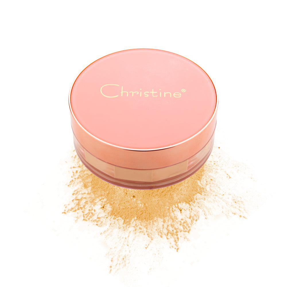 Christine Extreme Perfection & Matte Finish Invisible Loose Powder - 15g | كريستين لوس باودر مات - 15 غ