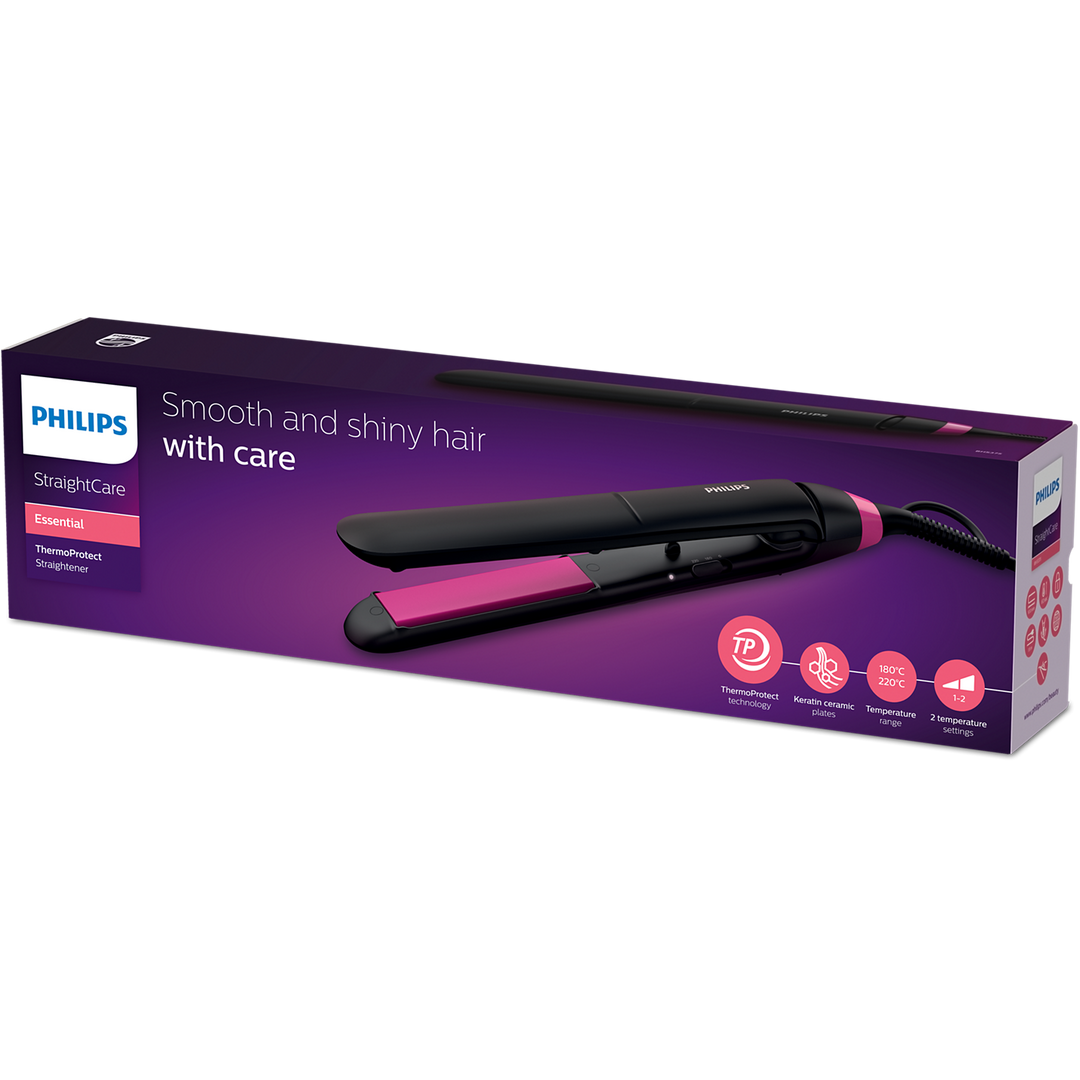 Philips Essential Care Keratin Hair Straightener | فيليبس ملمس شعر بالكرياتين