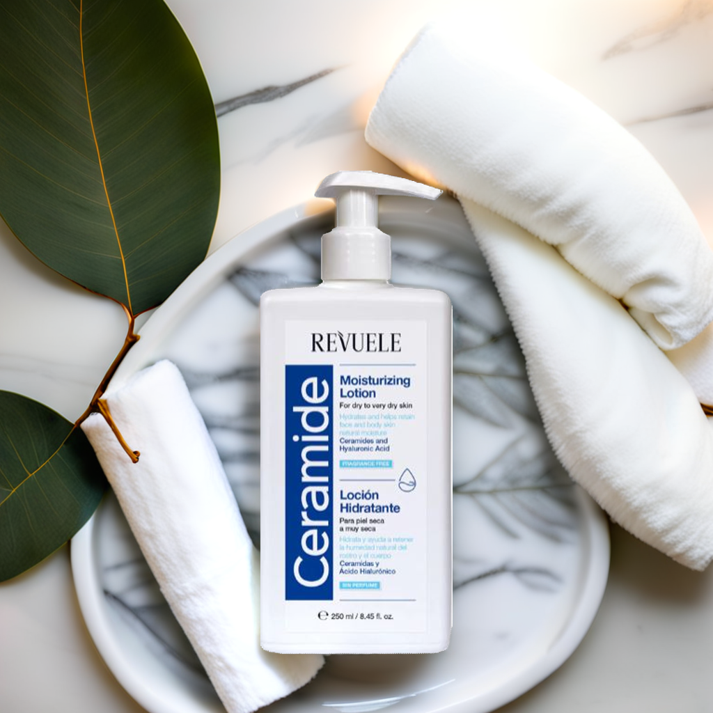 Revuele Ceramide Moisturizing lotion - 250ml | ريفويل لوشن السيراميدات المرطب للجسم والوجه  - 250 مل