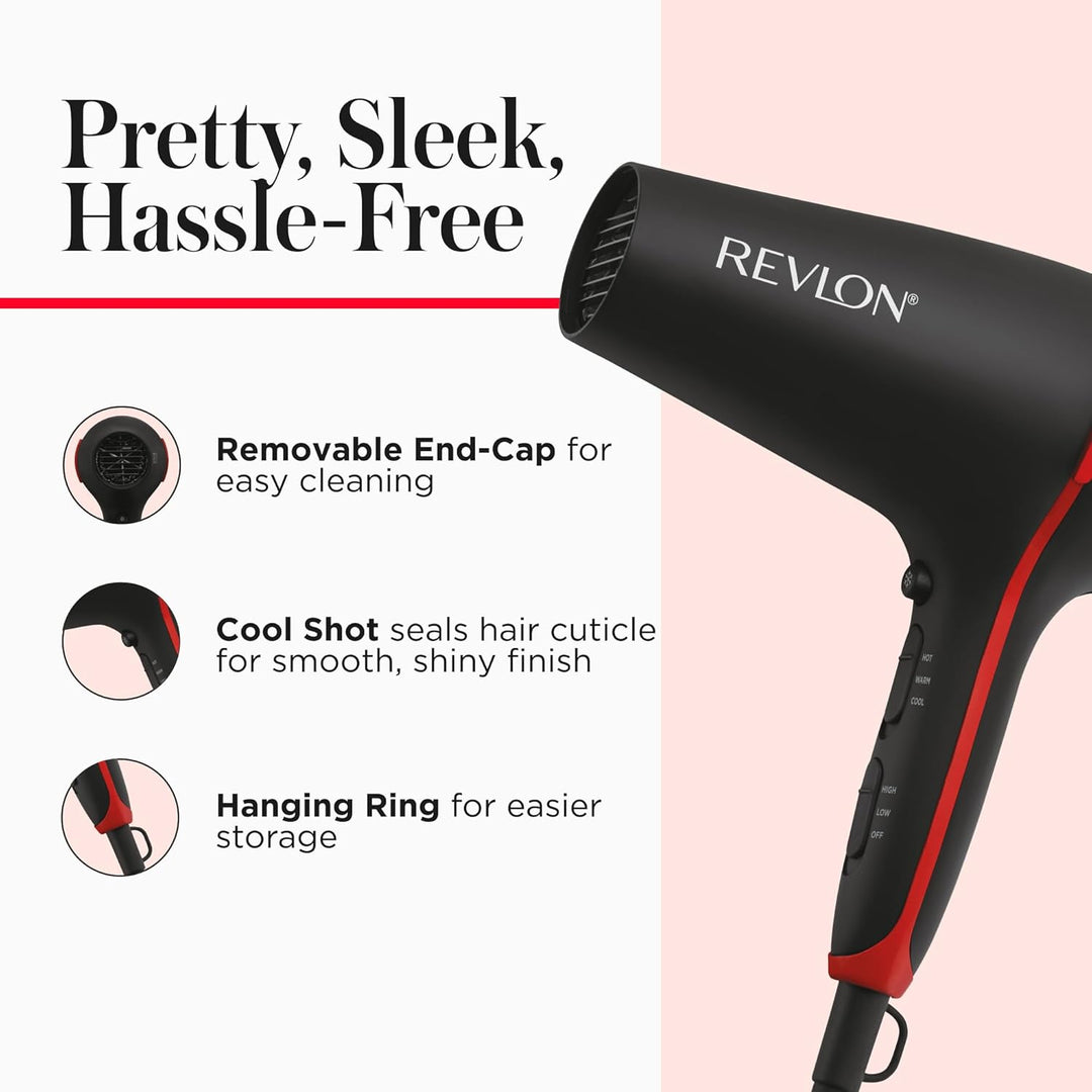 REVLON Coconut Oil - Infused Hair Dray + Volumising Diffuser - 2000w | ريفلون مجفف الشعر بزيت جوز الهند + موزع الحجم - 2000 واط