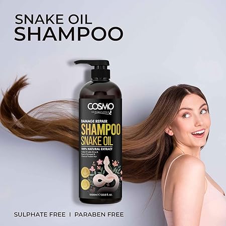 COSMO damage repair shampoo snake oil - 1000ml | كوزمو شامبو لاصلاح الشعر التالف - 1000 مل
