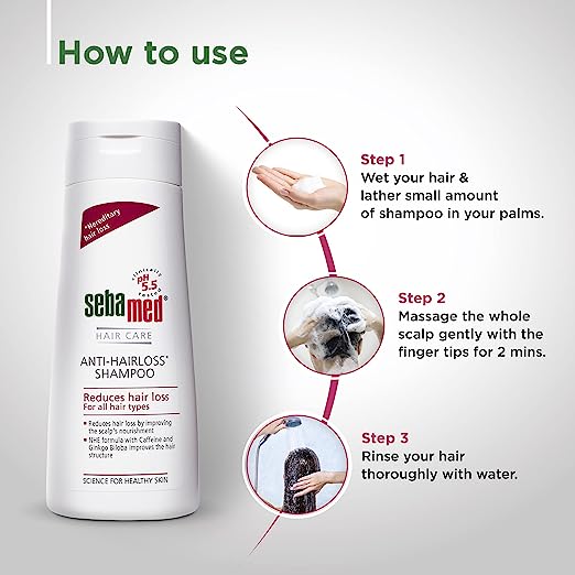 Anti-Hairloss Shampoo - 200 ml | شامبو ضد تساقط الشعر - 200 مل