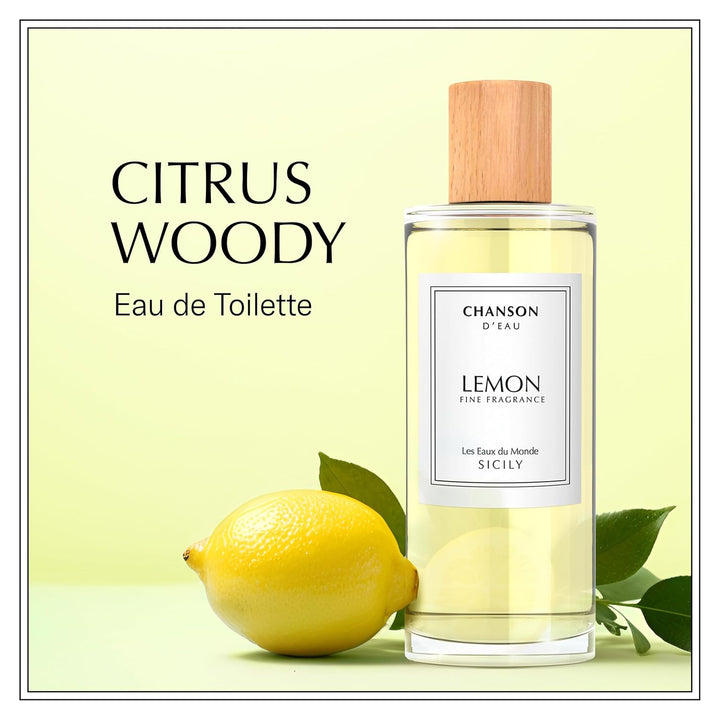 CHANSON Lemon Sicily Eau De Toilette - 100ml | شانسون عطر الليمون للنساء - 100 مل