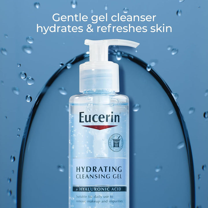 Eucerin Face Gentle Cleansing Hydrating Cleansing Gel - 400ml|   يوسيرين جل التنظيف المرطب اللطيف للوجه-400 مل