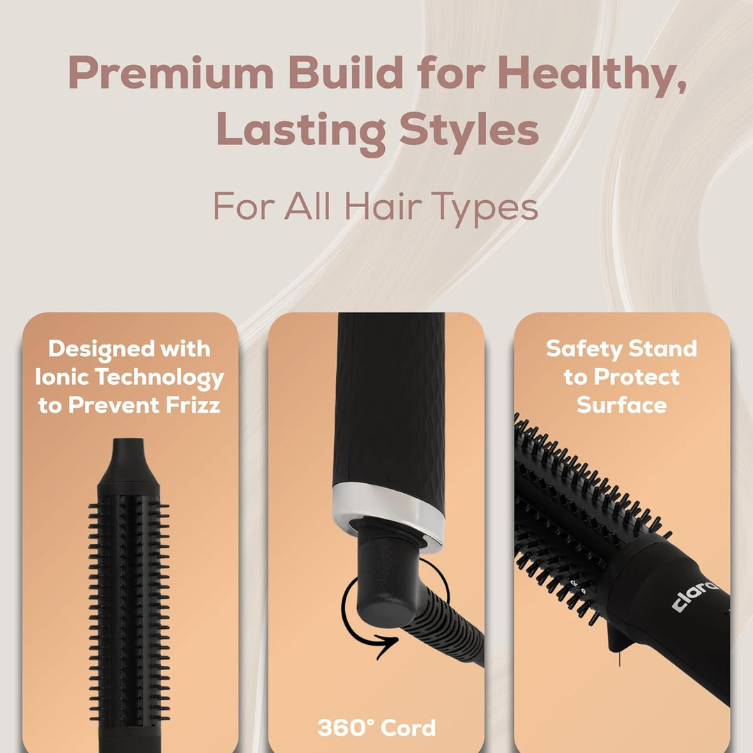 Anti-Frizz Ionic Slim Hot Brush Clara | كلارا  الفرشاة الحرارية النحيفة