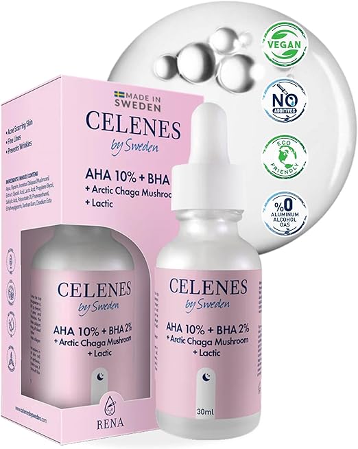 Celenes by Sweden + 4% Tranexamic Acid + 2% Alpha Arbutin Hyperpigmentation - 30ml | سيلينس سيروم مضاد للتصبغات - 30 مل