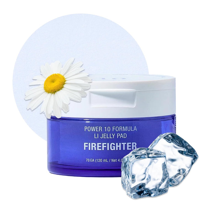 It'S SKIN Power 10 Formula Beruhigende Pads LI Jelly Pad  Firefighter - 120ml | اتس سكن وسادات لتهدئة البشرة -120 مل