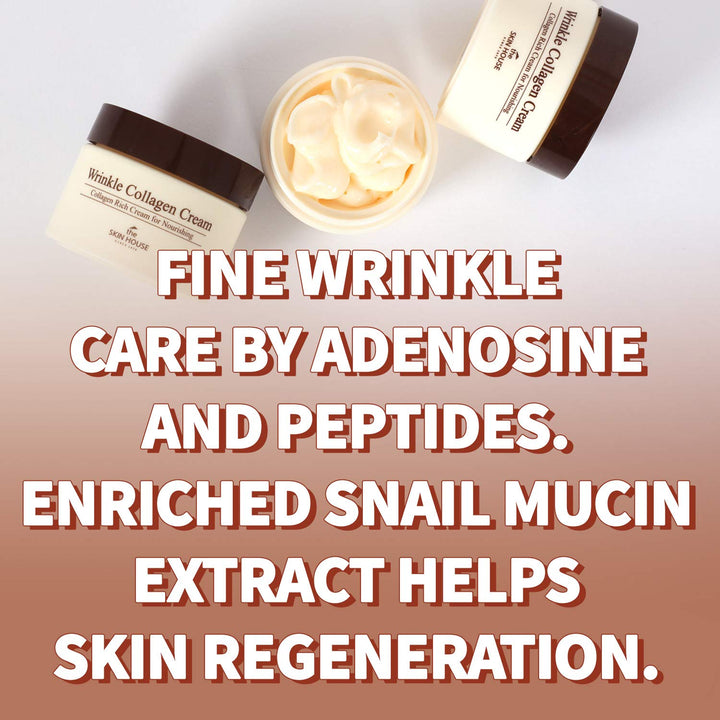 the SKIN HOUSE Wrinkle Collagen Cream - 50 ml | كريم ذا سكين هاوس للتجاعيد بالكولاجين – 50 مل