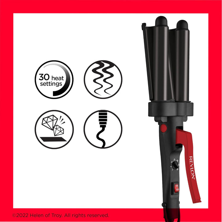REVLON Wave Master - 120w | ريفلون مكواة تمويج الشعر - 120 واط