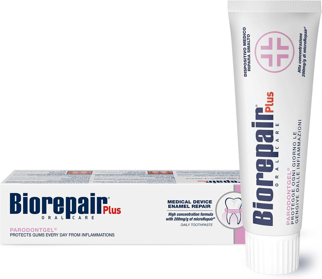 Biorepair Parodontgel Plus - 75ml | بايوريبير معجون أسنان لعلاج التهابات اللثة - 75 مل