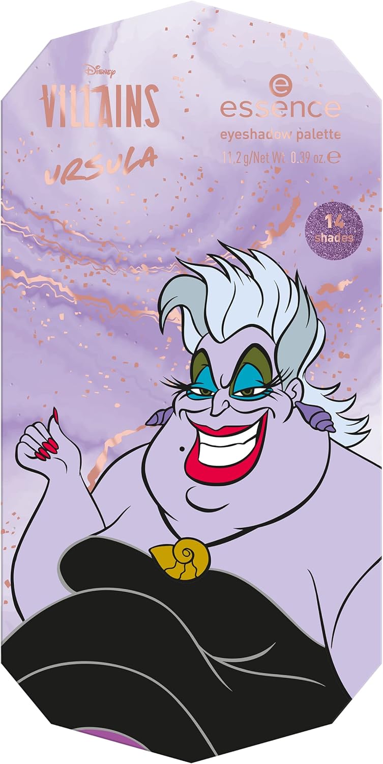 Essence Disney Villains - Ursula Eyeshadow Palette | ايسنس ديزني باليت ظلال العيون